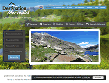 Tablet Screenshot of destination-merveilles.com